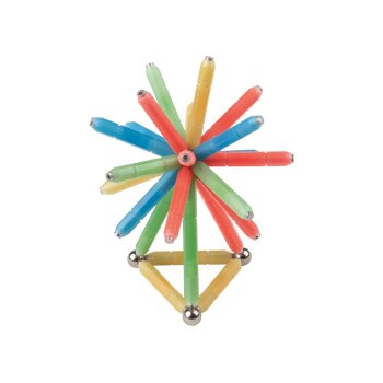 Playtive Magnetbausatz, zahlreiche Aufbauvarianten (leuchtend) - B-Ware neuwertig