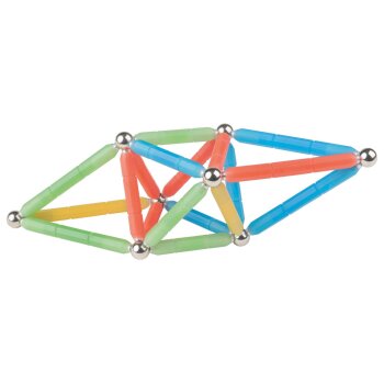 Playtive Magnetbausatz, zahlreiche Aufbauvarianten (leuchtend) - B-Ware neuwertig