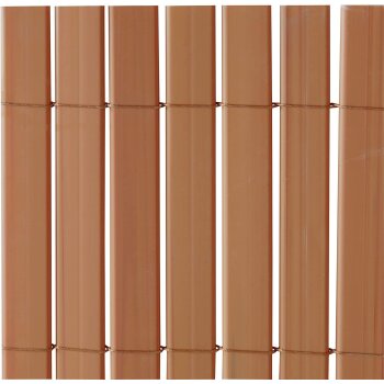 Ribelli PVC Sichtschutzmatte, 120 x 400 cm, braun - B-Ware neuwertig