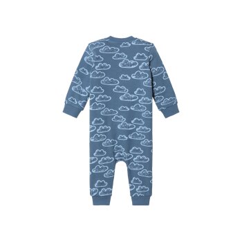lupilu® Baby Schlafoverall aus reiner Bio-Baumwolle (blau, 50/56) - B-Ware neuwertig