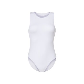 esmara® Damen Body, ärmellos mit Rundhalsausschnitt (weiß, L (44/46)) - B-Ware neuwertig