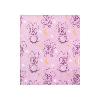 Kuscheldecke mit Dekokissen, 2-teilig (Minnie Maus) - B-Ware neuwertig