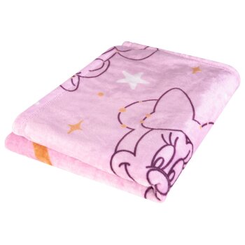 Kuscheldecke mit Dekokissen, 2-teilig (Minnie Maus) - B-Ware neuwertig