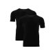 MEXX Herren Unterziehshirt, 2 Stück, Regular Fit (Schwarz, Rundhals-Ausschnitt, XXl) - B-Ware neuwertig