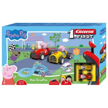 Carrera FIRST Rennbahn für Kleinkinder (Peppa pig) -...