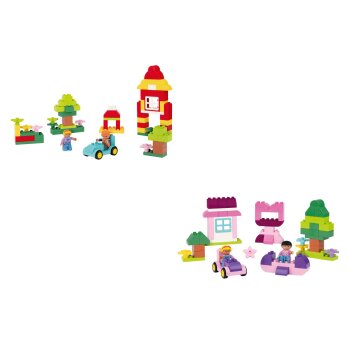Playtive Clippys Bausteinebox, mit Zubehör - B-Ware