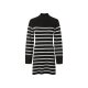 esmara® Damen Strickkleid mit Wollanteil (streifen, L (44/46)) - B-Ware neuwertig