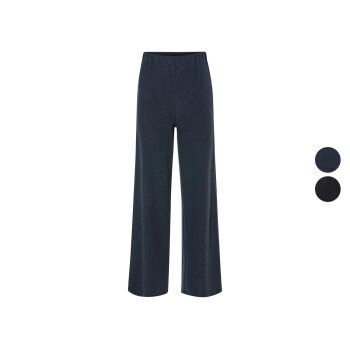 esmara® Damen Wide-Leg-Hose mit edlem Glitzereffekt -...