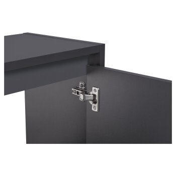 LIVARNO home Waschbeckenunterschrank »Oslo«, mit 2 Türen, anthrazit - B-Ware sehr gut