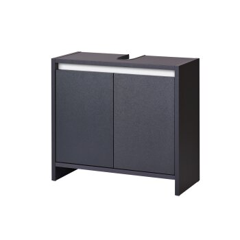 LIVARNO home Waschbeckenunterschrank »Oslo«, mit 2 Türen, anthrazit - B-Ware sehr gut