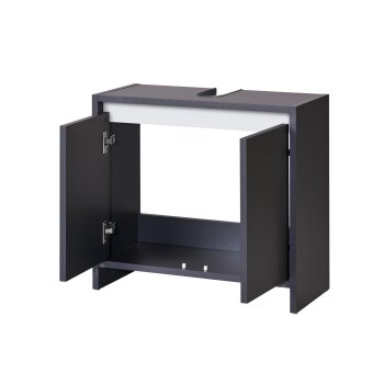 LIVARNO home Waschbeckenunterschrank »Oslo«, mit 2 Türen, anthrazit - B-Ware sehr gut