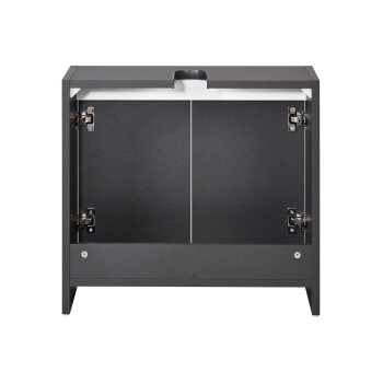 LIVARNO home Waschbeckenunterschrank »Oslo«, mit 2 Türen, anthrazit - B-Ware sehr gut