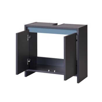 LIVARNO home Waschbeckenunterschrank »Oslo«, mit 2 Türen, anthrazit - B-Ware sehr gut