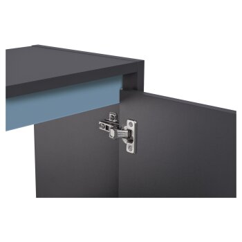 LIVARNO home Waschbeckenunterschrank »Oslo«, mit 2 Türen, anthrazit - B-Ware sehr gut