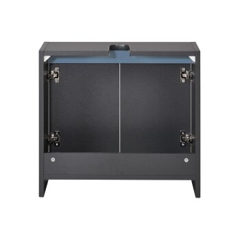 LIVARNO home Waschbeckenunterschrank »Oslo«, mit 2 Türen, anthrazit - B-Ware sehr gut