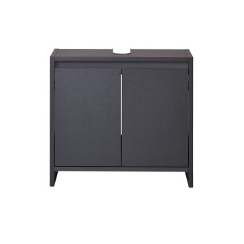 LIVARNO home Waschbeckenunterschrank »Oslo«, mit 2 Türen, anthrazit - B-Ware sehr gut