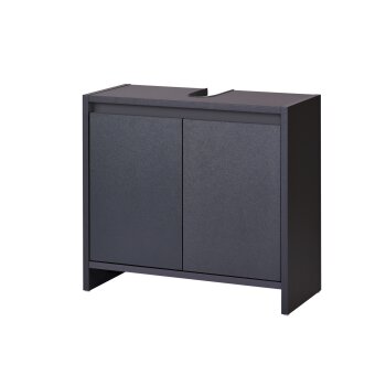 LIVARNO home Waschbeckenunterschrank »Oslo«, mit 2 Türen, anthrazit - B-Ware sehr gut
