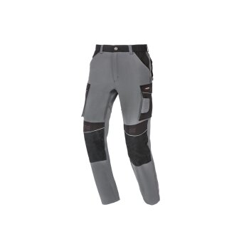 PARKSIDE PERFORMANCE® Herren Arbeitsbundhose, mit CORDURA® Knieverstärkung (grau, 58) - B-Ware neuwertig