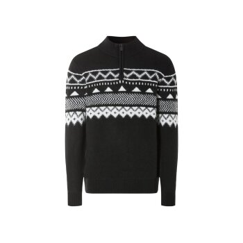 LIVERGY® Herren Stricktroyer / Strickpullover, leger...