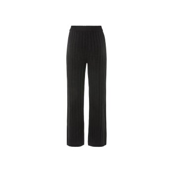 esmara® Damen Strickhose, mit elastischem Bund (schwarz, L(44/46)) - B-Ware neuwertig