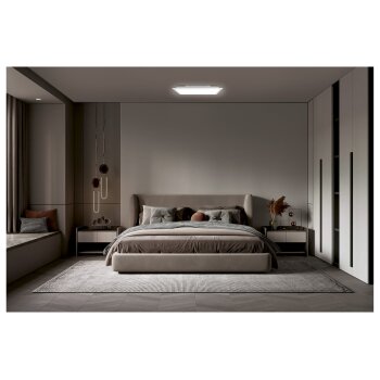 LIVARNO home LED-Leuchtpanel mit Farbtonsteuerung, warm- bis kaltweiß (Quadrat) - B-Ware sehr gut