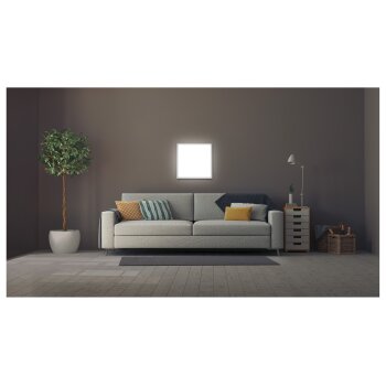 LIVARNO home LED-Leuchtpanel mit Farbtonsteuerung, warm- bis kaltweiß (Quadrat) - B-Ware sehr gut