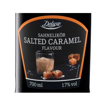 DELUXE Gesalzener Karamell Sahnelikör 17% Vol