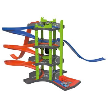 PLAYTIVE Racers Parkhaus, Flucht vor der Spinne, 15-teilig - B-Ware neuwertig