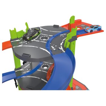 PLAYTIVE Racers Parkhaus, Flucht vor der Spinne, 15-teilig - B-Ware neuwertig