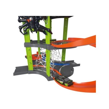 PLAYTIVE Racers Parkhaus, Flucht vor der Spinne, 15-teilig - B-Ware neuwertig