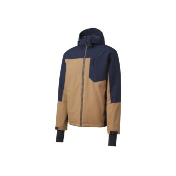 CRIVIT Herren Skijacke mit THERMOLITE® EcoMade-Technologie (navy/gelb, M(48/50)) - B-Ware neuwertig