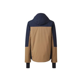 CRIVIT Herren Skijacke mit THERMOLITE® EcoMade-Technologie (navy/gelb, M(48/50)) - B-Ware neuwertig