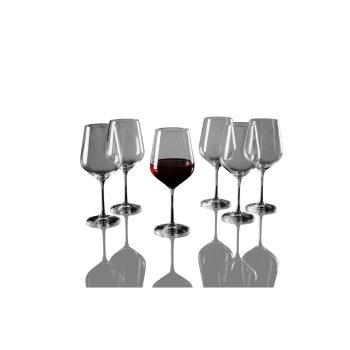 LIVARNO HOME Rotwein-/Sekt-/Trink-/Weißweingläser, 6er-Set (Sektglas) - B-Ware sehr gut