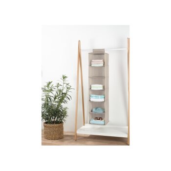 LIVARNO home Textil-Organizer aus ausstrapazierfähigem Material (Hänge-Organizer, beige) - B-Ware sehr gut