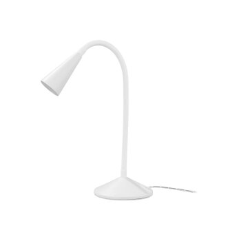 LIVARNO home LED-Tischleuchte, mit flexiblem Metallhals (weiß) - B-Ware neuwertig