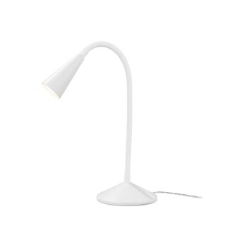 LIVARNO home LED-Tischleuchte, mit flexiblem Metallhals (weiß) - B-Ware neuwertig