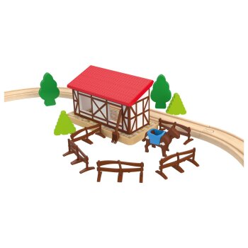Playtive Eisenbahn-Set Feuerwehr \ Eisenbahn-Set Bauernhof (Bauernhof) - B-Ware gut