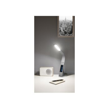 LIVARNO HOME LED-Schreibtischleuchte, Kaltweiß (Grau) - B-Ware sehr gut