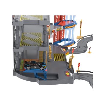 Playtive Racers City Parkhaus, mit 5 Zinkguss-Fahrzeugen - B-Ware gut