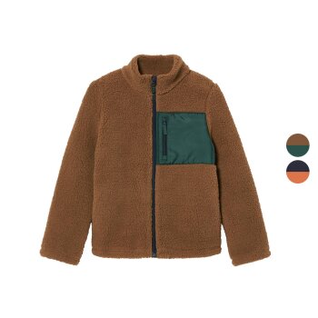 Kinder Jungen-Fleecejacke, mit...