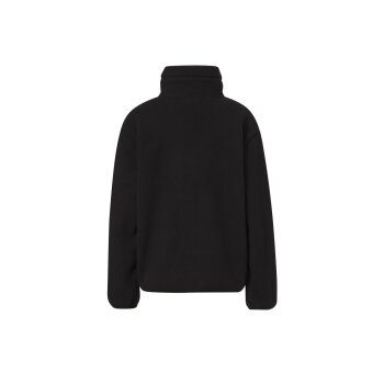 CRIVIT Damen Jacke, aus weichem Lammfellimitat (schwarz, L(44/46)) - B-Ware neuwertig