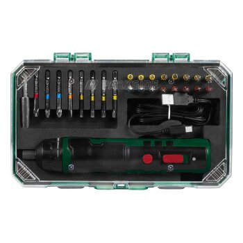 PARKSIDE® 4 V / 1,5 Ah Akku-Stabschrauber »PASS 4 A1«, inklusive Bit-Set - B-Ware sehr gut