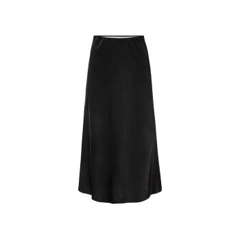esmara® Damen Midirock, in matter Satin-Qualität (schwarz, 36) - B-Ware neuwertig