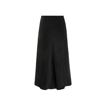 esmara® Damen Midirock, in matter Satin-Qualität (schwarz, 36) - B-Ware neuwertig