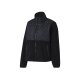 CRIVIT Damen Fleecejacke aus Lammfellimitat (schwarz, M(40/42)) - B-Ware neuwertig