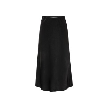 esmara® Damen Midirock, in matter Satin-Qualität (schwarz, 42) - B-Ware neuwertig