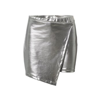 esmara® Damen Hosenrock mit Metallic-Schimmereffekt (L (44/46)) - B-Ware neuwertig