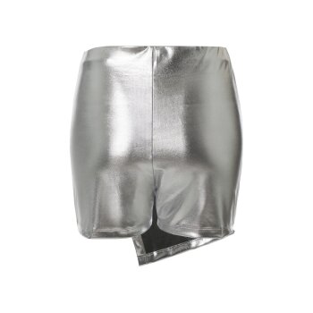 esmara® Damen Hosenrock mit Metallic-Schimmereffekt (L (44/46)) - B-Ware neuwertig