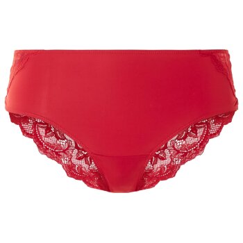 esmara® Damen Hipster, 2 Stück, mit Spitze (rot, S(36/38)) - B-Ware neuwertig
