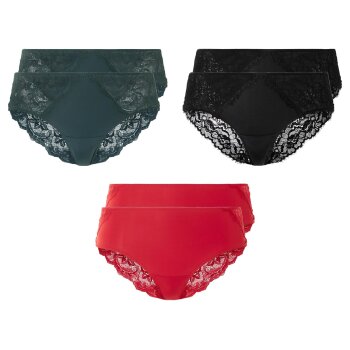 Damen Hipster, 2 Stück, mit Spitze - B-Ware